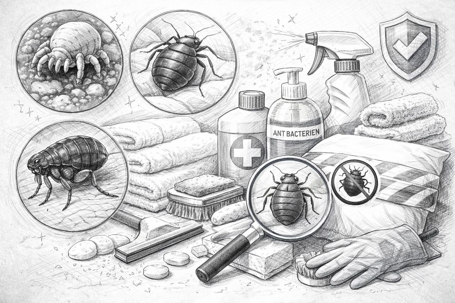 Hygiène renforcée | Lutte contre acariens | Puces | Punaises de lit